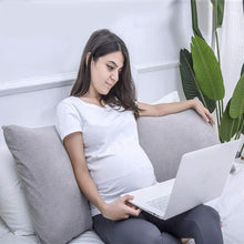 Load image into Gallery viewer, Full Size Body Pillow for Side Sleepers with Velour Cover (Gray) - Awesling